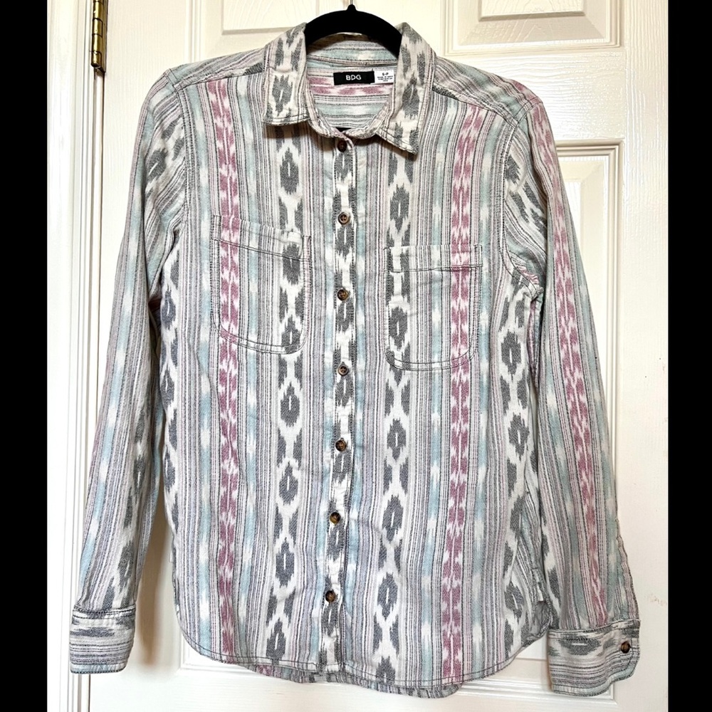 BDG Ikat Button Down